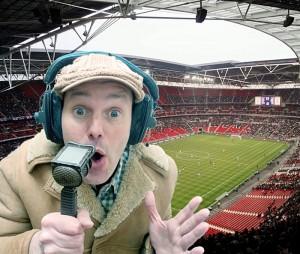 Jonathan Clays football commentator voice over artist