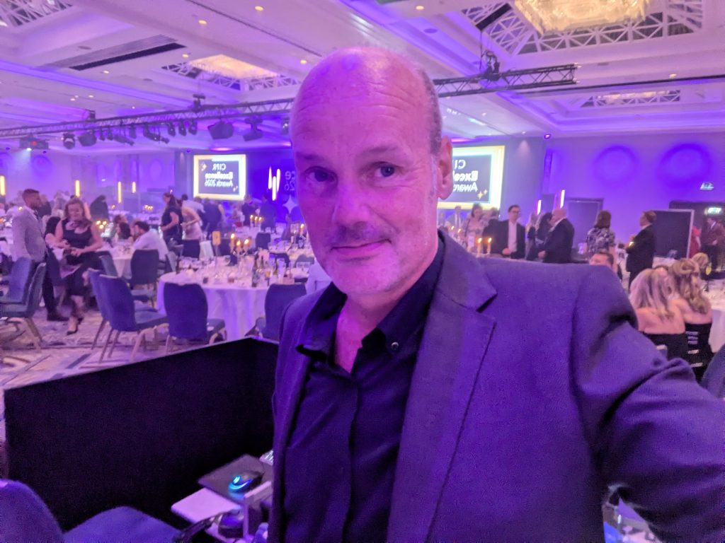 Jonathan Clays CIPR Awards event Voice of God